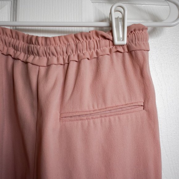 Zara Pink Drawstring Trousers Size XS - Picture 5 of 5